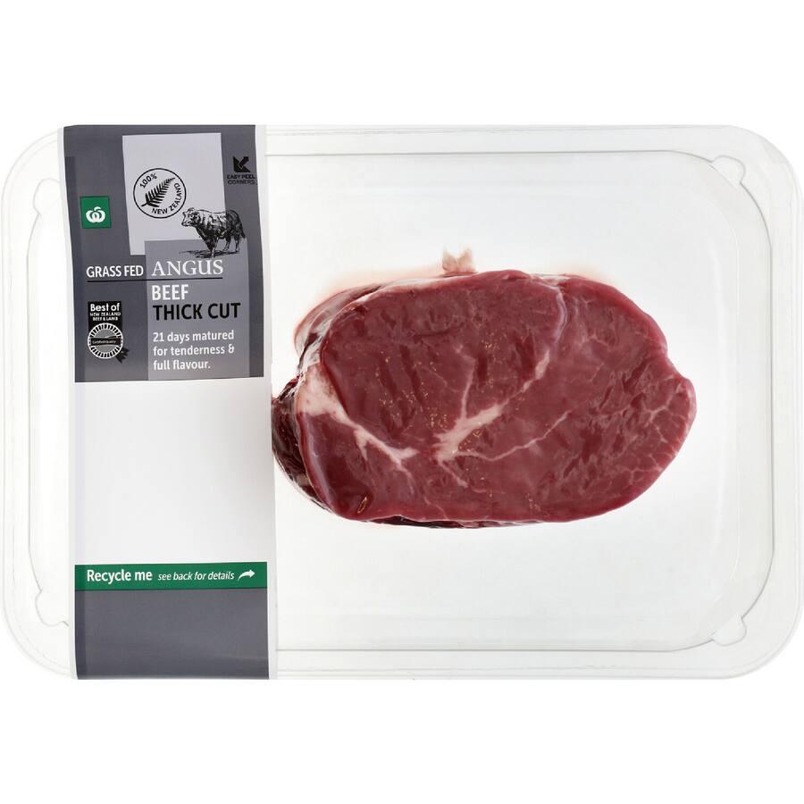 Woolworths Angus Beef Thick Cut Scotch
