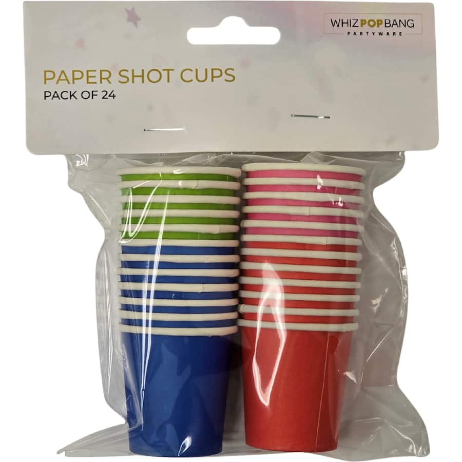 Whiz Pop Bang Paper Shot Cups