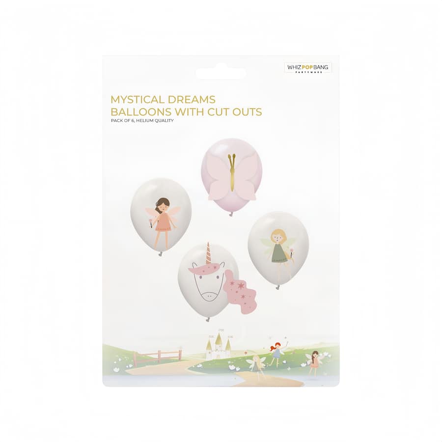 Whiz Pop Bang Balloons With Cut Outs