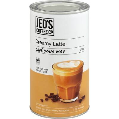 jed's mixes instant coffee creamy latte