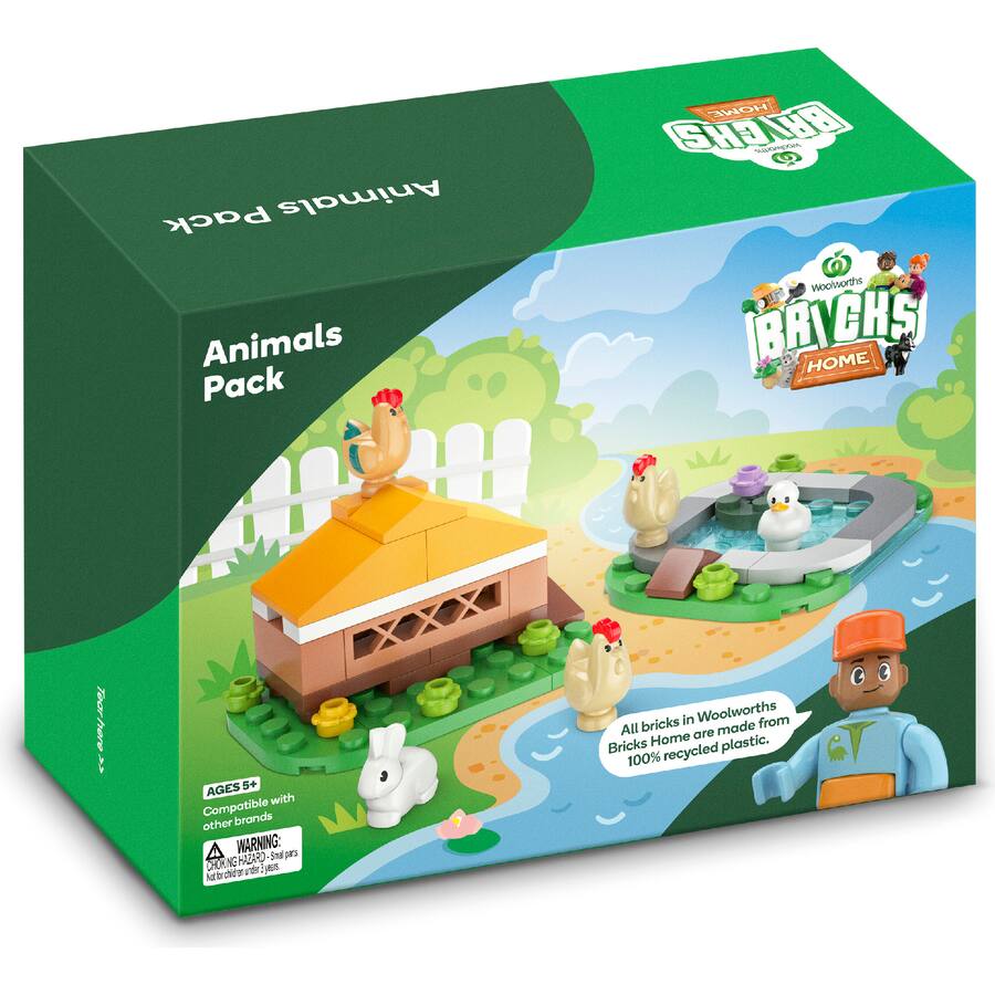 Woolworths Bricks Home Animals Pack