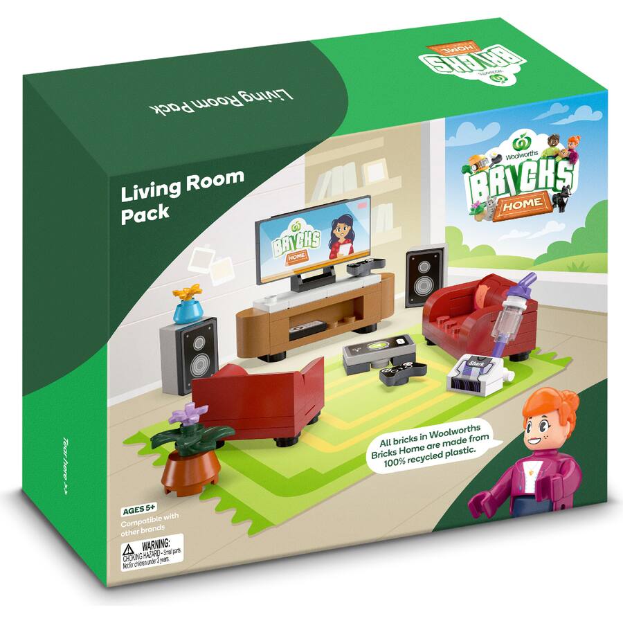 Woolworths Bricks Home Living Room Pack