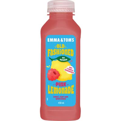 emma & toms chilled juice old fashioned pink lemonade