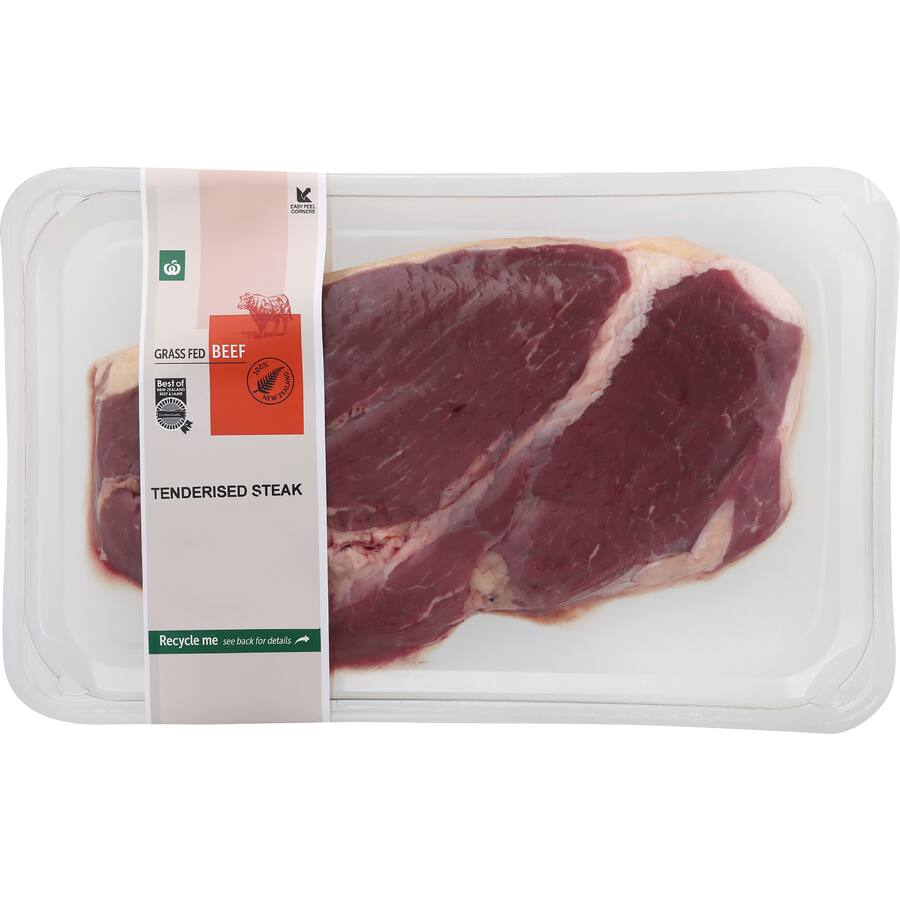 Woolworths Beef Tenderised Steak