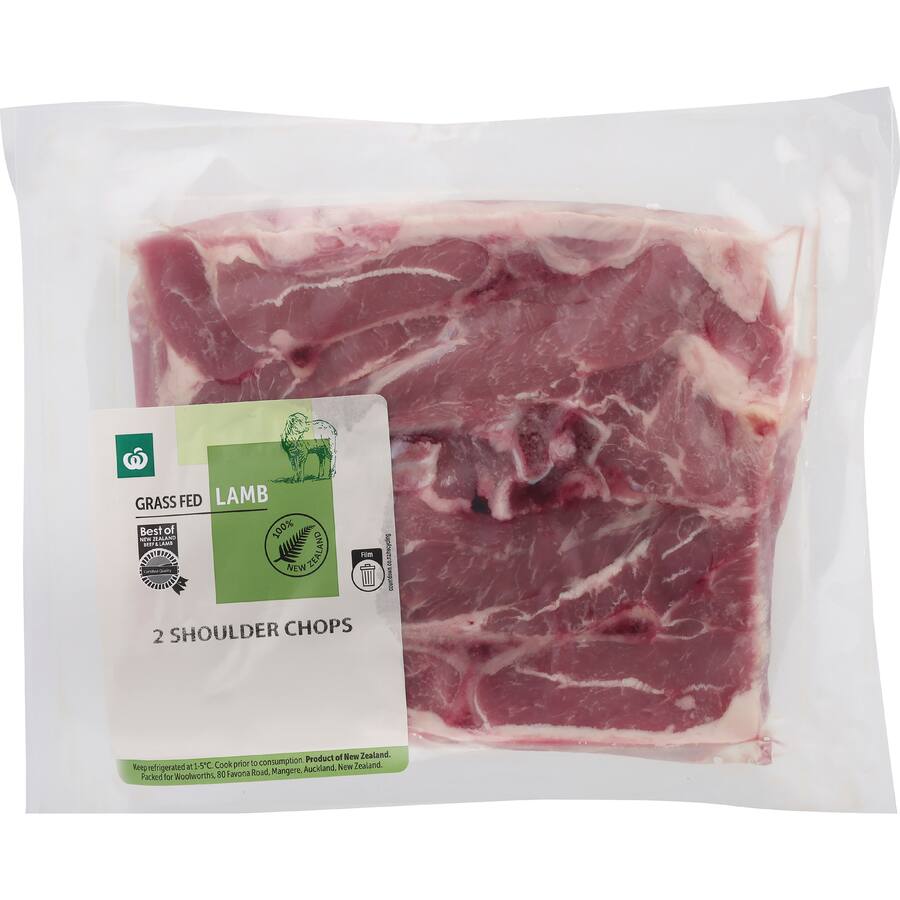 Woolworths Lamb Shoulder Chops 2 Piece