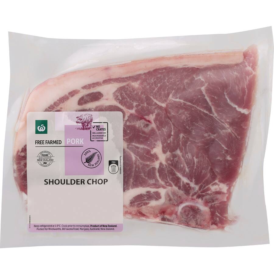 Woolworths Pork Shoulder Chops Small