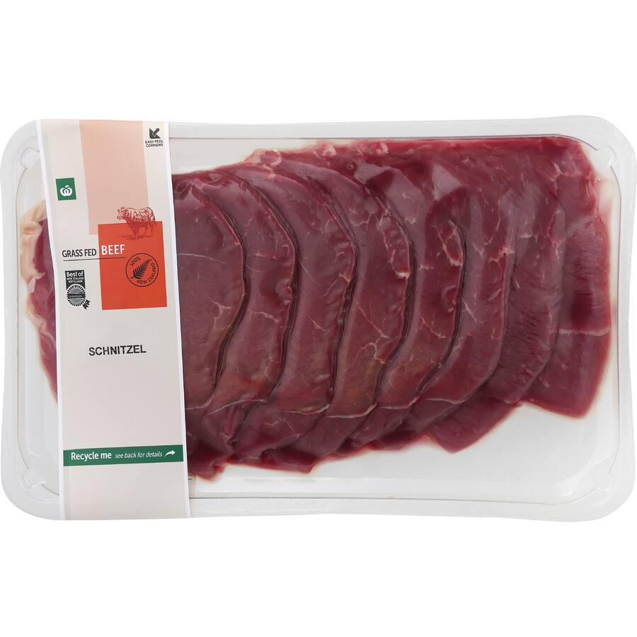 Woolworths Beef Schnitzel Large