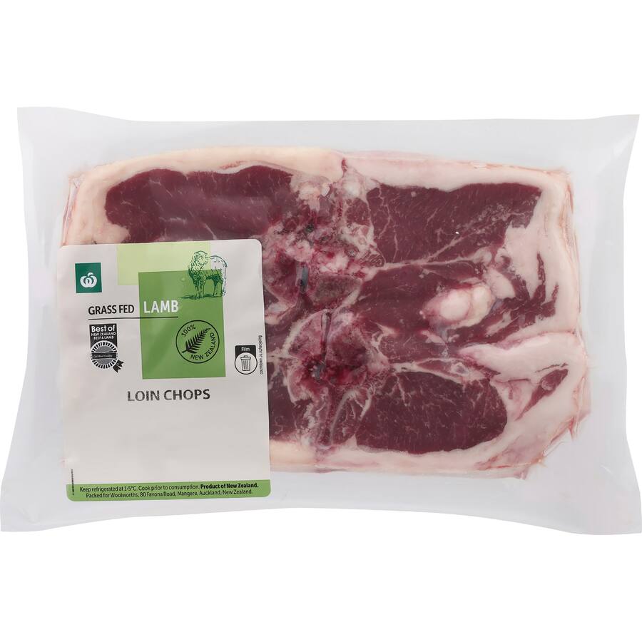 Woolworths Lamb Loin Chops Medium