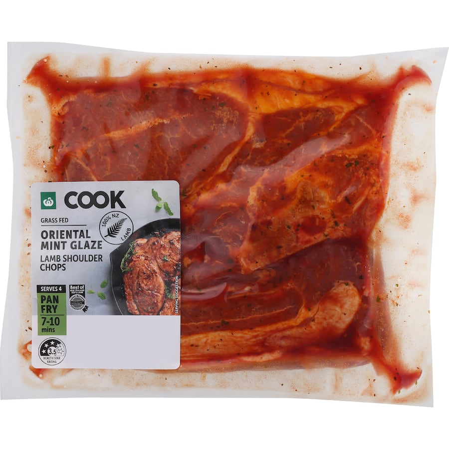 Woolworths Lamb Shoulder Chops Oriental Mint