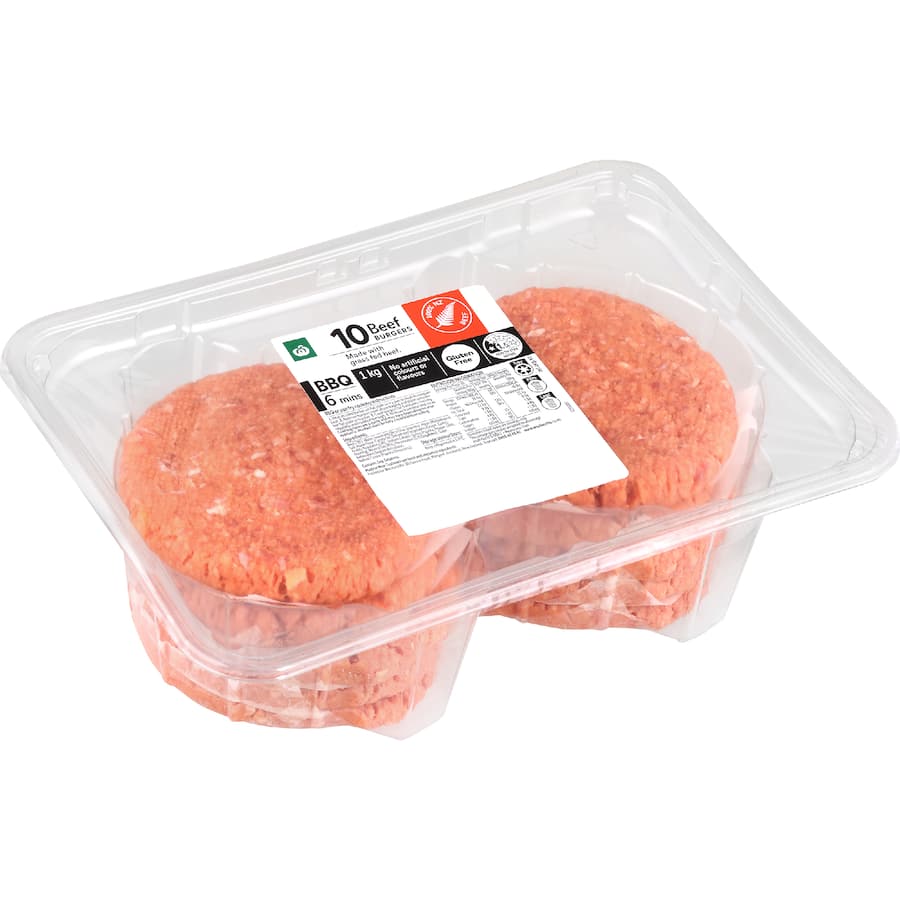 Woolworths Value Beef Burgers