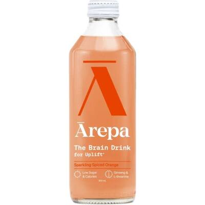 arepa the brain drink uplift spiced sparkling orange