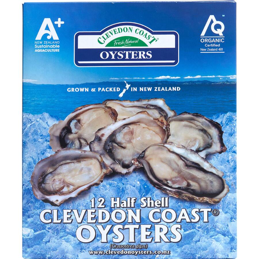 Clevedon Coast Frozen Oyster Half Shell