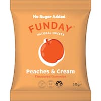 Funday Natural Sweets Gummies Peaches & Cream Flavoured