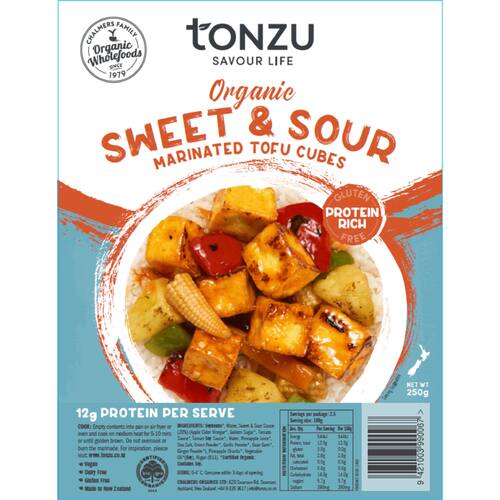 Tonzu Tofu Cubes Sweet & Sour