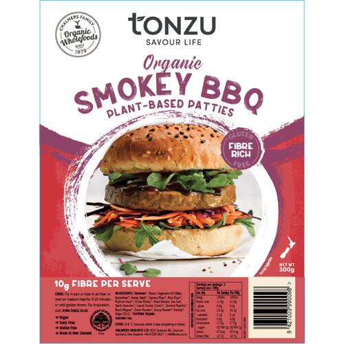 Tonzu Burger Patties Smoky BBQ
