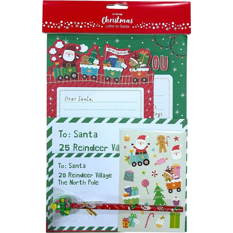 Artwrap Stationery Christmas Letter To Santa