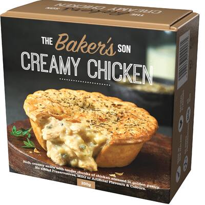 bakers son chilled pie creamy chicken