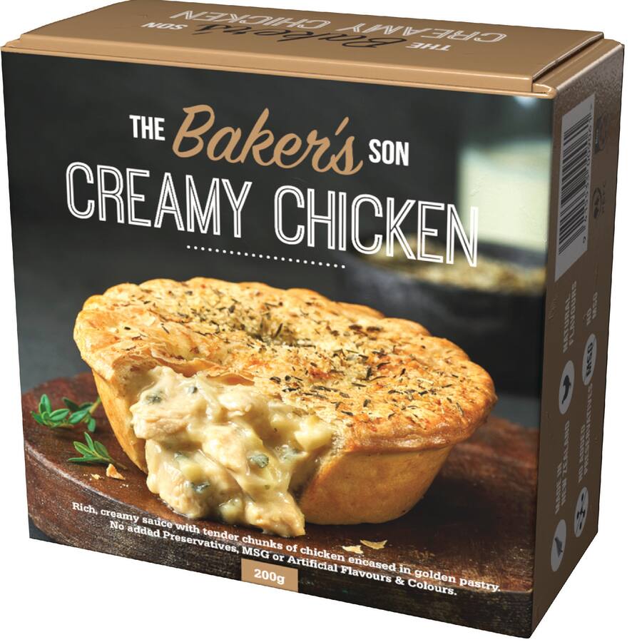 Bakers Son Chilled Pie Creamy Chicken