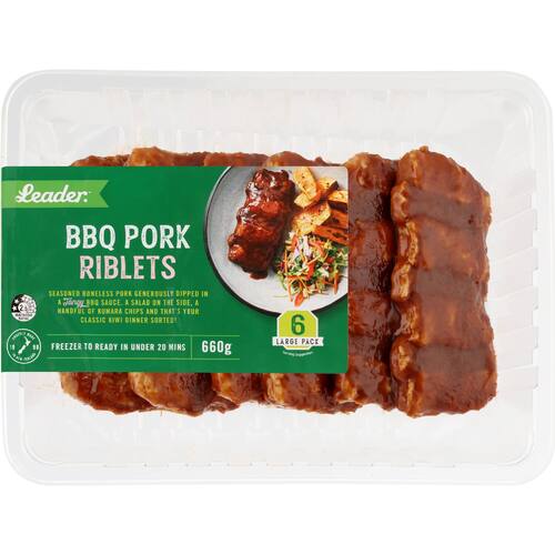 Leader Riblets BBQ Pork