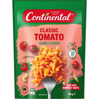 continental pasta & sauce classic tomato
