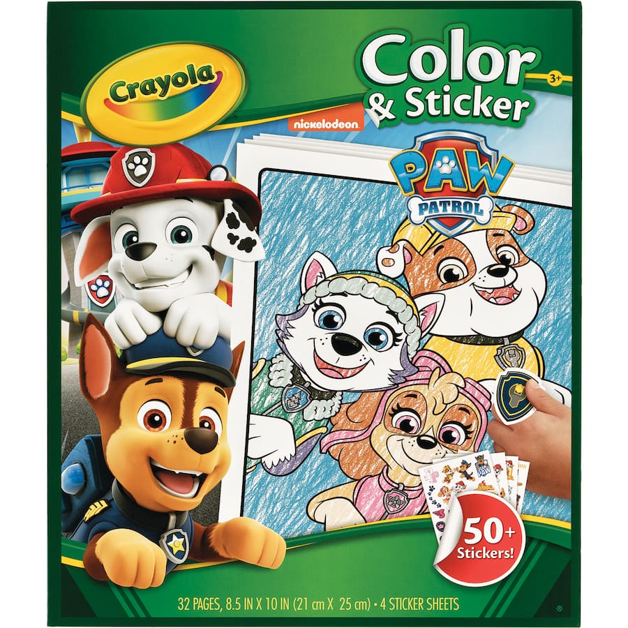 Crayola Colour Stickers Paw Patrol
