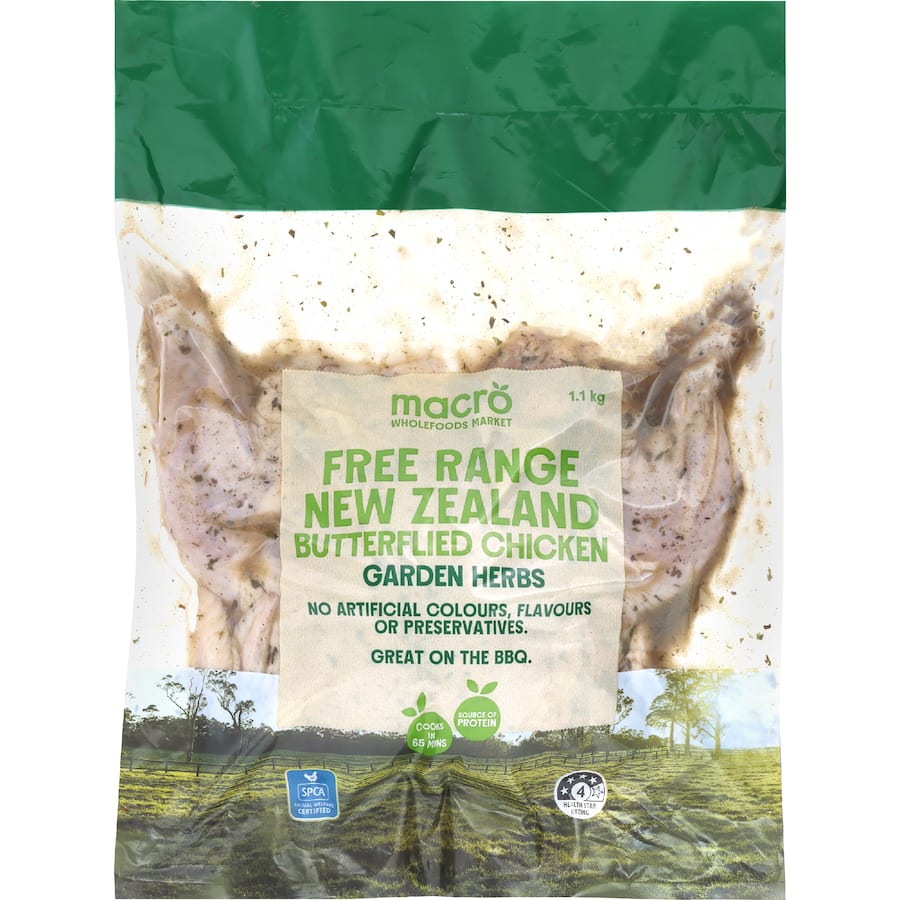 Woolworths Macro Butterfly Chicken Free Range Garden And Herb