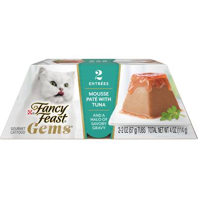 fancy feast gems wet cat food mousse pate with tuna
