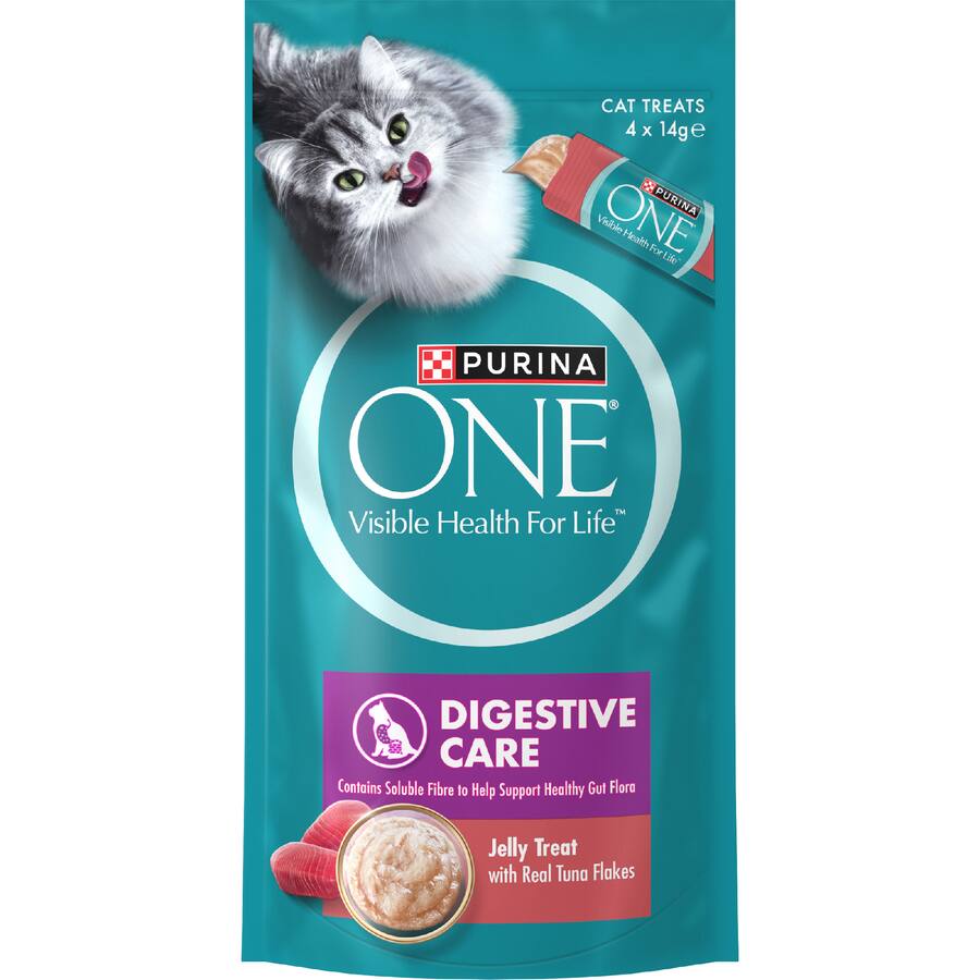 Buy Purina One Digestive Care Jelly Cat Treats With Real Tuna online at  Woolworths NZ