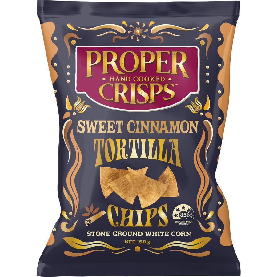 Proper Crisps Chips Tortilla Cinnamon