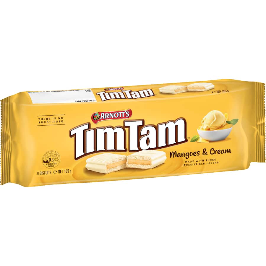Arnotts Tim Tam Biscuits Mangoes & Cream