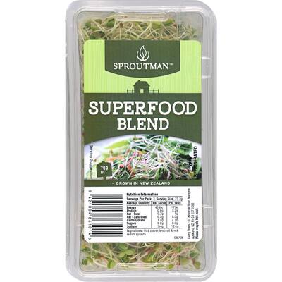 fresh vegetable sprouts superfood blend