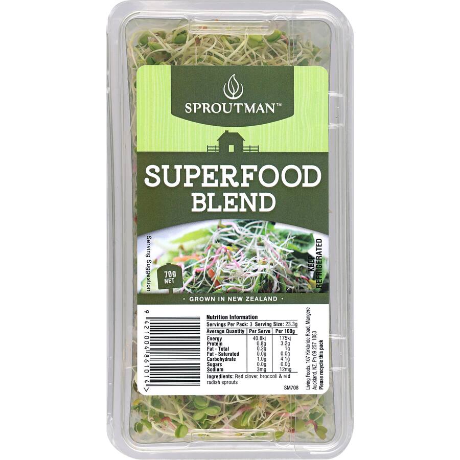 Woolworths Vegetable Superfood Sprouts Blend
