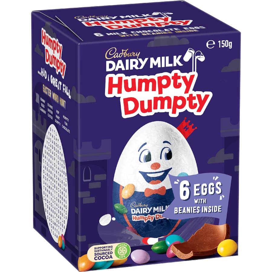 Cadbury Chocolate Egg Humpty Dumpty With Beanies