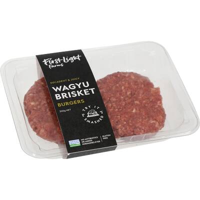 first light burgers wagyu brisket