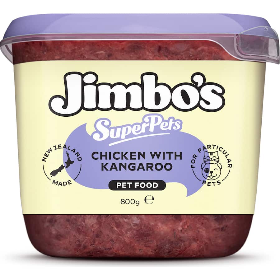 Jimbo's Superpets Pet Food Chicken With Kangaroo