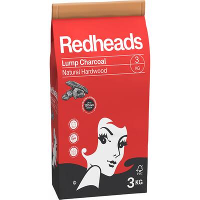 redheads lump charcoal 