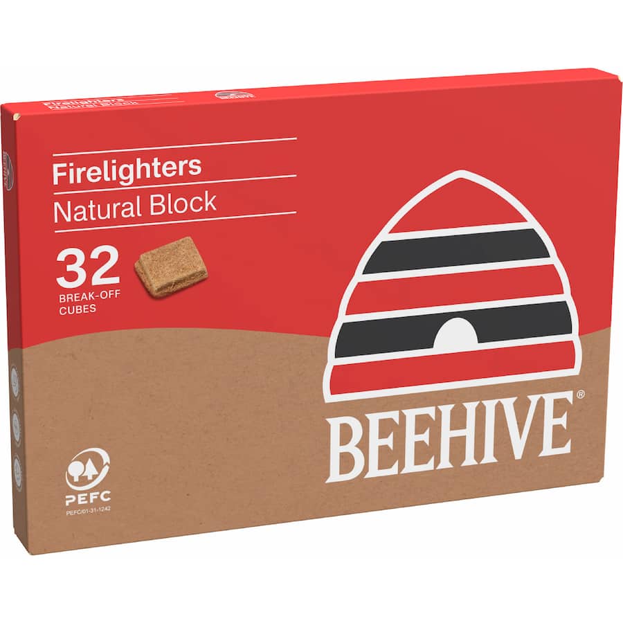 Beehive Firelighters Natural Block