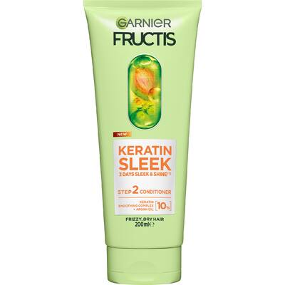 garnier fructis conditioner keratin sleek