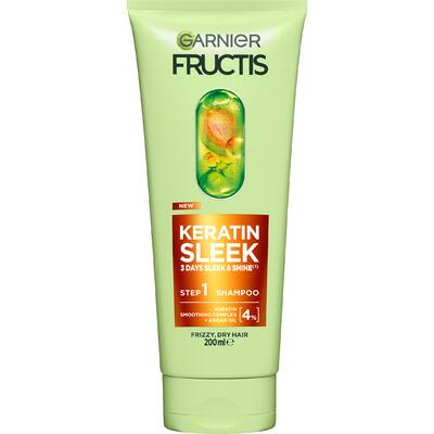 garnier fructis shampoo keratin sleek