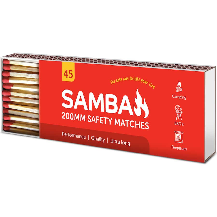 Samba Safety Matches Ultra Long