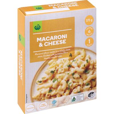 woolworths frozen meal macaroni cheese