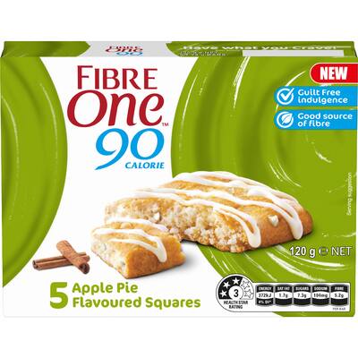 fibre one cake bars apple pie