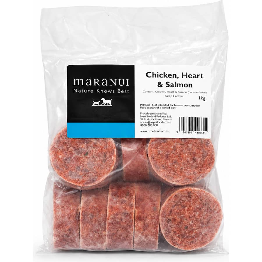 Maranui Medallions Chicken Heart & Salmon