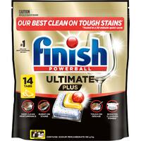 finish ultimate plus dishwasher tablets lemon