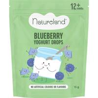 Natureland Baby Snacks Yoghurt Drops Blueberry