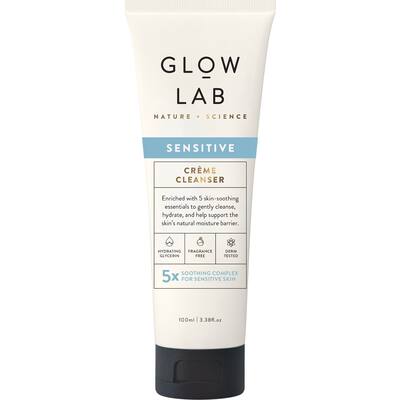glow lab cleanser creme sensitive