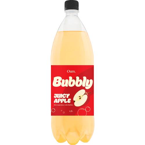 Ours. Bubbly Fruit Drink Apple Spritz