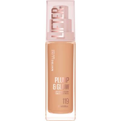 maybelline lifter plump & glow foundation 119