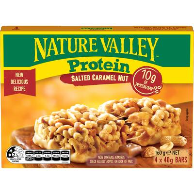 nature valley protein bars salted caramel