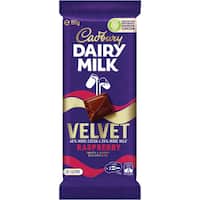 Cadbury Chocolate Block Velvet Raspberry Dairy Milk (150g)